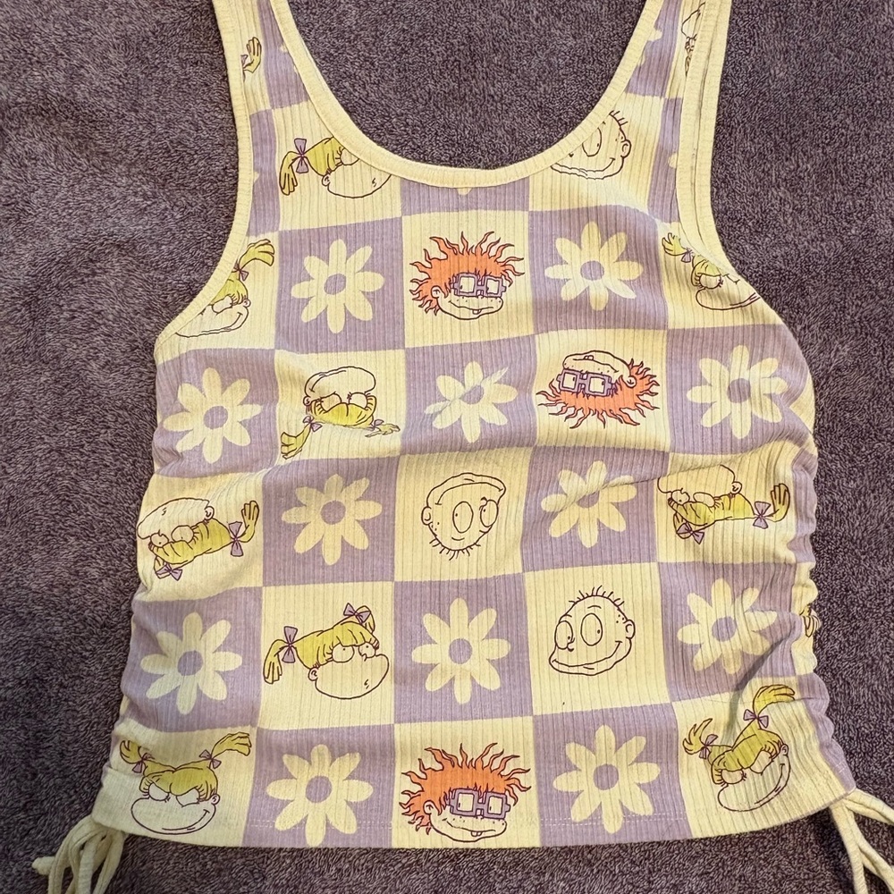 Nickelodeon Yellow and Gray Cartoon Apparel